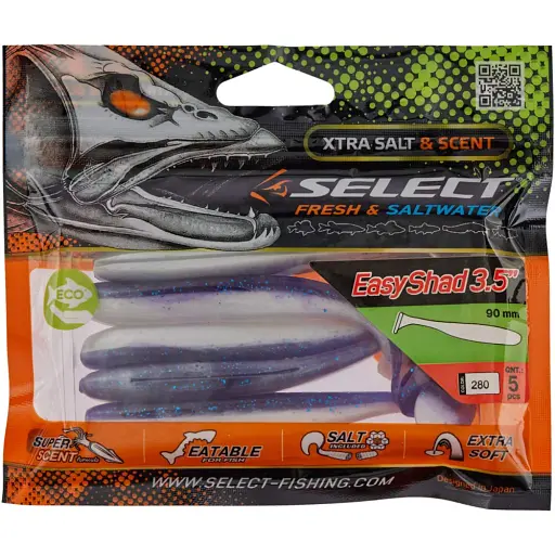 Силикон Select Easy Shad 3.5" #280 (5 шт/уп) - фото 2