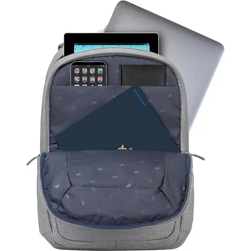 Рюкзак для ноутбука Rivacase 15.6" 7760 Grey (7760Grey) - фото 3