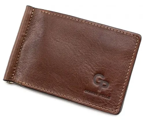 Чоловічий шкіряний гаманець Grande Pelle acs0029493 - фото 1