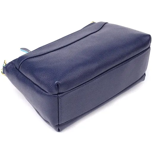 Женская кожаная сумка Vintage с жестким дном 27х16х11 см sum0027560 - фото 6