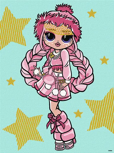 Набор для росписи L.O.L. Surprise! La Rose, 30x40 см, КНО6271