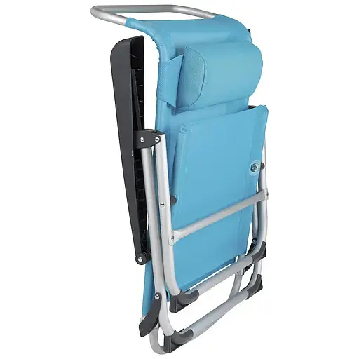 Крісло розкладне Bo-Camp Saint-Tropez блакитне (DAS303394) - фото 4