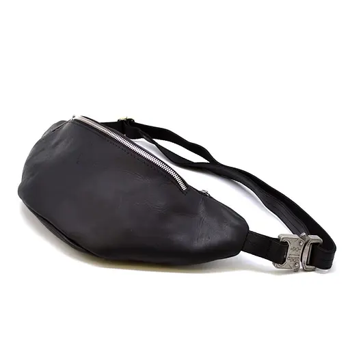 Кожаная мужская сумка на пояс TARWA 14х36х8 см sum0025980 - фото 11