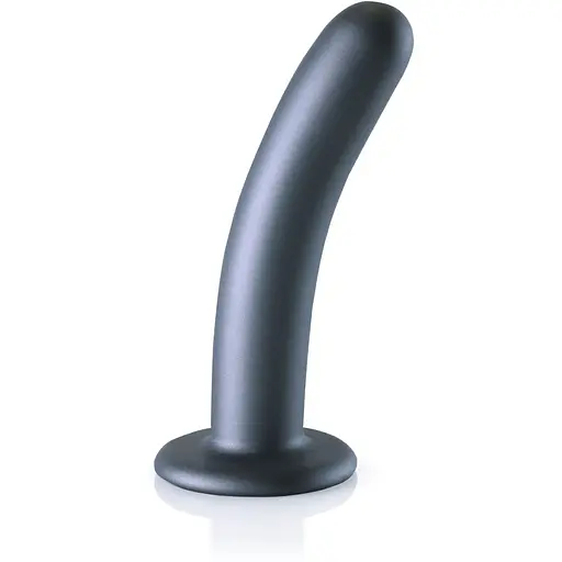 Фаллоимитатор Ouch! Smooth G-Spot Dildo 6apos;apos; 15 см (серый)