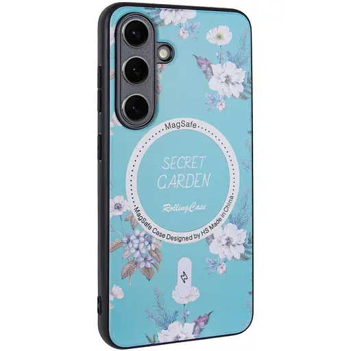 TPU+PC чохол Epik Secret Garden with MagFit для Samsung Galaxy S24 Mint - фото 2