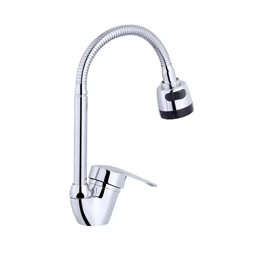 Змішувач для кухні з гнучким виливом Agua Sevilla-C039 CV022345 Хром - фото 3