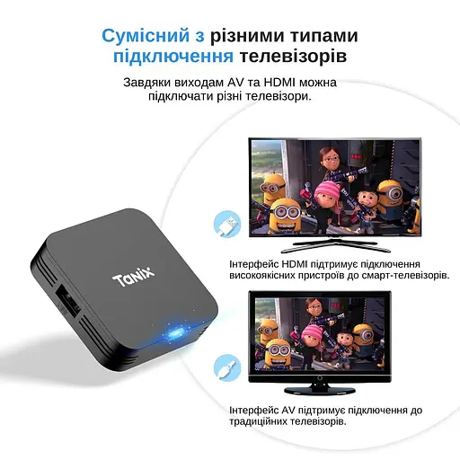 Смарт ТВ-приставка Tanix TX1 1/8GB Android 10 (TBT10108B 3619) Чорна - фото 9