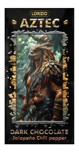 Шоколад чорний Lorizio з перцем чилі "AZTEC" 100 г - фото 1