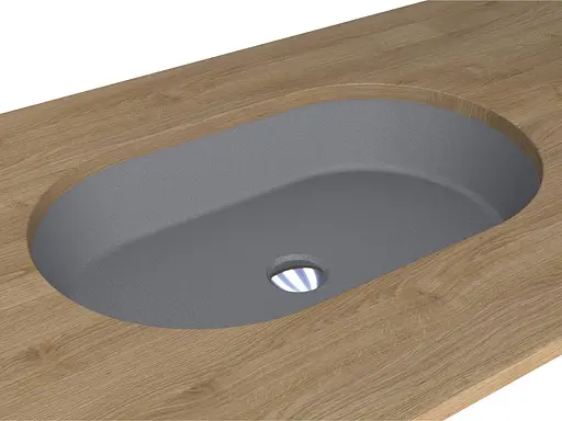 Умивальник Miraggio Rome mirastone gray 0000997, Сірий - фото 2