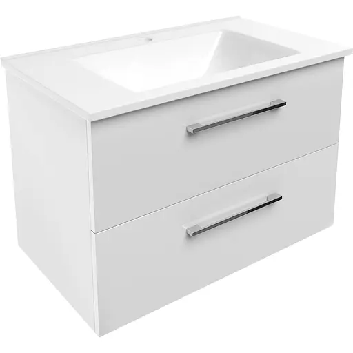 Тумба з умивальником підвісна Volle Nemo 80 см 15-17-80N Білий - фото 1