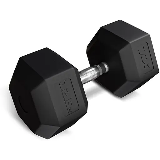 Гантеля шестигранная Trex Sport прорезиненная TX-125RD 12,5кг