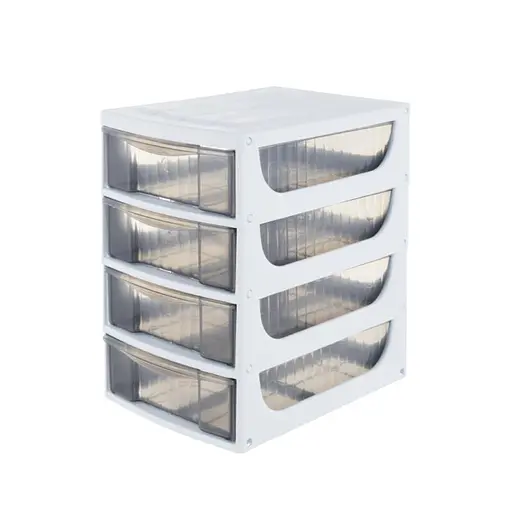 Модульний комод  Hobby Box 4, 17x25x27h висувні ящики, білий