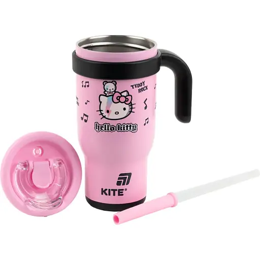 Термокружка Kite Hello Kitty з трубочкою 530 мл (HK25-1266) - фото 3