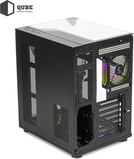 Корпус QUBE AQUARIUM ARGB BLACK AQUARIUM_GBNU3 - фото 3