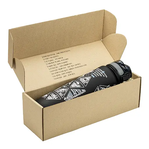 Фляга Heritage H2O Tritane Flask Black (INSH-FLHERITAGETB1L) - фото 4