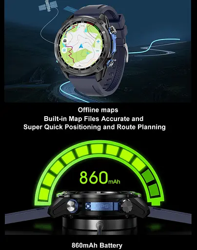 Часы Smart Navigation Pro с GPS, 2 ремешка - фото 5