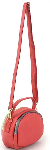 Кожаная сумка женская Borsacomoda 9х14х17 см sum0014268 - фото 6