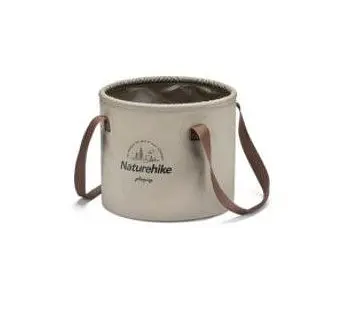 Складне відро Naturehike NH20SJ040 для води із ПВХ 20л (Коричневий)