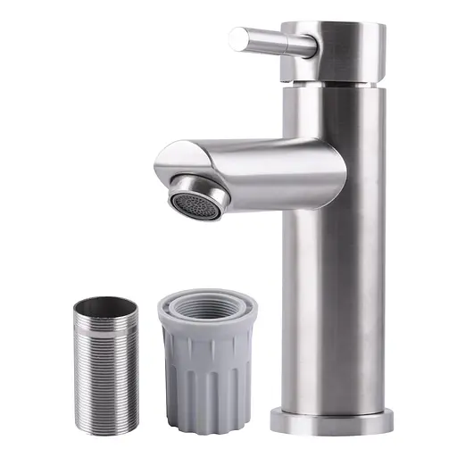 Змішувач для умивальника EcoMix AISI-101 Нержавіюча сталь - фото 5
