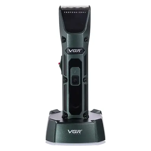 Подарунковий бокс: універсальний триммер з насадками + перкусійний масажер з акумулятором + професійна машинка для стрижки VGR V-6 CP2026-16 - фото 3