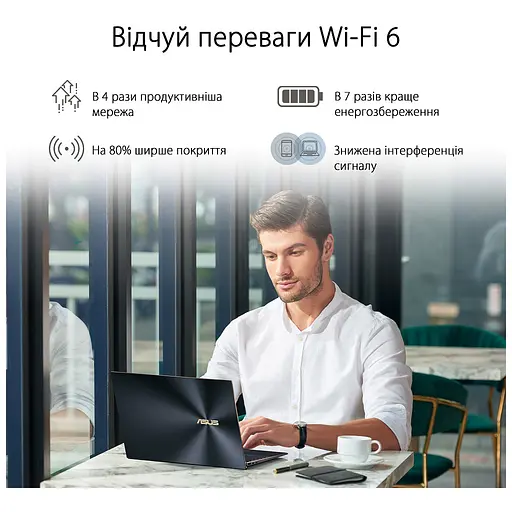 Мережева карта Wi-Fi ASUS USB-AX56 (90IG06H0-MO0R10) - фото 5