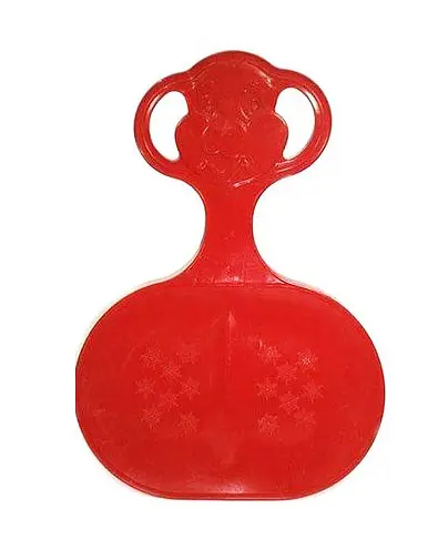 Санки Ледянка 48×33×2 см 1028 ТехноК (4823037601028) Красный - фото 1