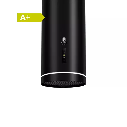 Витяжка острівна Perfelli Design Isola 35 Nero Silenzio