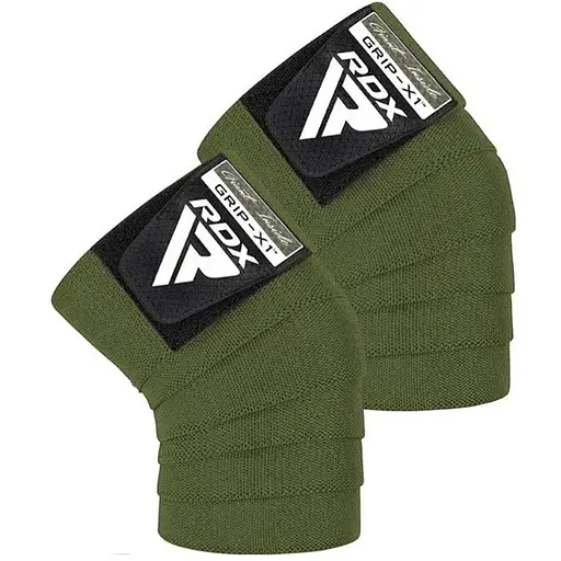 Бинти на коліна RDX K1 GYM Knee Wraps Army Green (WAH-K1AG) - фото 1