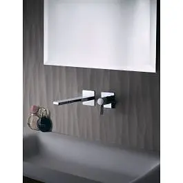 Змішувач для раковини настінний Paffoni Rock вилив 240 мм chrome RO106CR70, Хром - фото 3