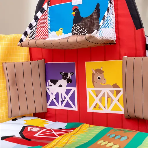 Розвиваючий килимок Baby Einstein 4 в 1 Busy Barnyard (17327) - фото 9