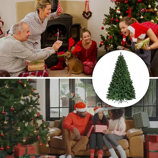 Штучна ялинка Алмаз 220 см ПВХ - фото 3