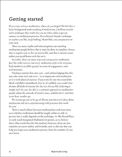 High Grade Living. A guide to creativity, clarity and mindfulness - фото 4