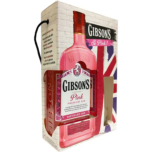 Джин Gibson's Pink 37.5% 0.7 л + бокал