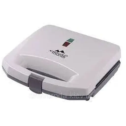 Monte Бутербродница/800ватт/анти-пригарное покрытие/индикатор работы/тип пластин:бельгийские вафли/