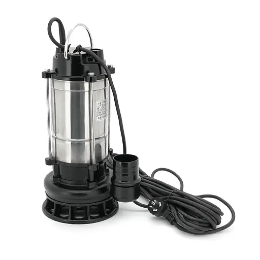 Занурювальний насос 1100W 220V до 8 м³/год підйом до 12 м 50 мм нержавіюча сталь 415х200х245 мм 9,550 кг. + перехідник - фото 1