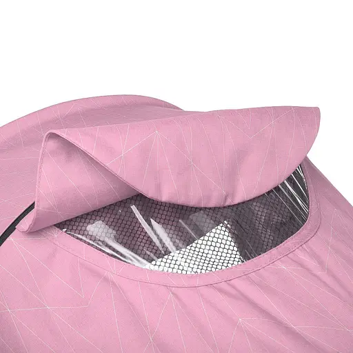 Детская прогулочная коляска-книга El Camino ME 1024 X4 Pink Lines Розовая - фото 6