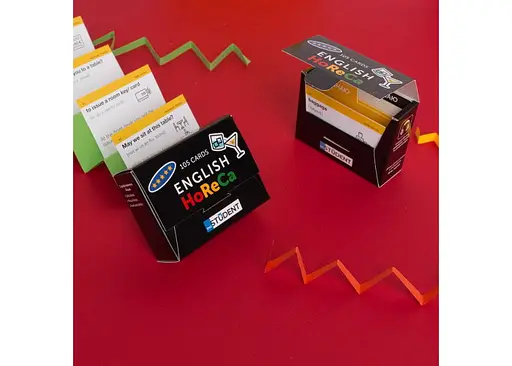 Настільна гра English Student Картки для вивчення английскої мови English Student HoReCa English Vocabulary (укр.) (591225970) - фото 5