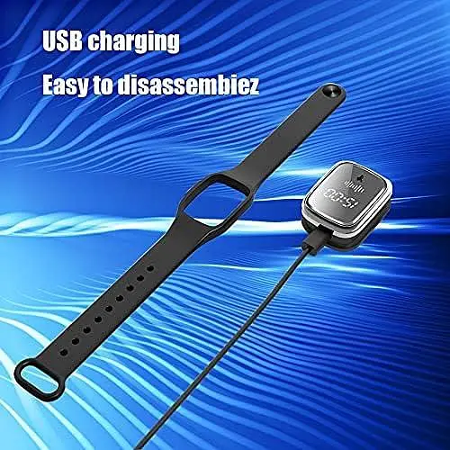 Wskvlcg Ультразвуковий годинник з репелентом від комарів, USB-перезаряджуваний браслет проти комарів, що підходить для дорослих - фото 3