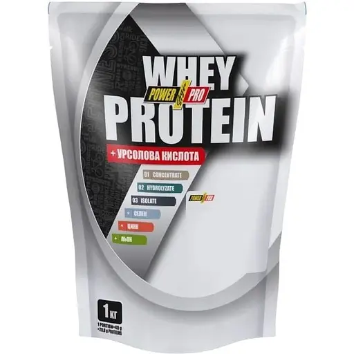 Протеїн Power Pro Whey Protein, 1 кг - Полуниця з вершками