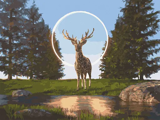 Картина за номерами. Art Craft Провідник до сяйва 40х50 см 11636-AC