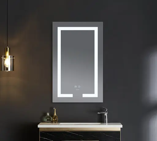 Дзеркало Mixxus Hard MR07-50x80 (LED Touch, антизапотівання, димер, регулювання яскравості) MX9992 - фото 5