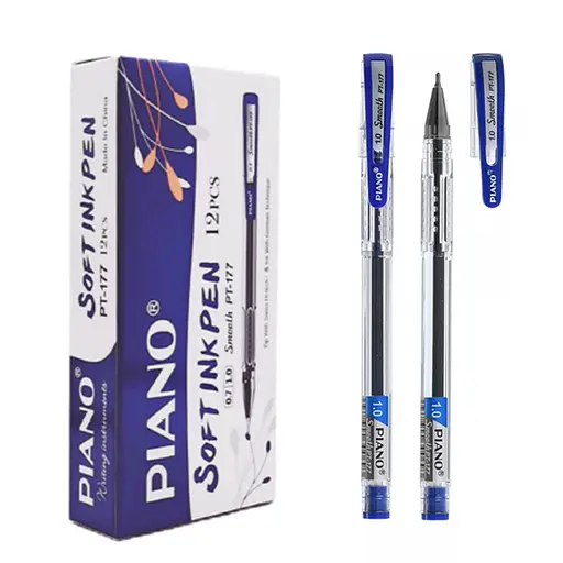 Ручка масляна, синя, 1 мм, РT-177, Piano - фото 2