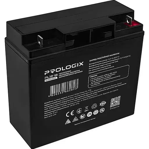 Аккумулятор Prologix AGM 12V/18Ah (PL12-18) [112359]