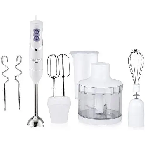 Блендер Liberton LHB-0302 White, 600W, занурювальний