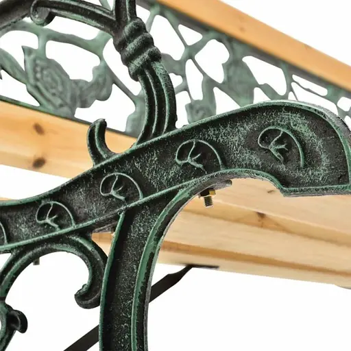 Скамейка для сада Chomik Garden Line Paola с декоративной спинкой - фото 6