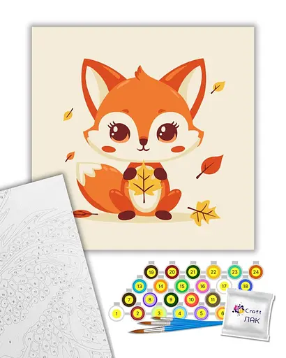 Набор для росписи ArtCraft Маленькая Руди 30 x 30 см (15610-AC) - фото 2
