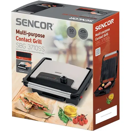 Гриль Sencor SBG 3710SS (6862995) - фото 8