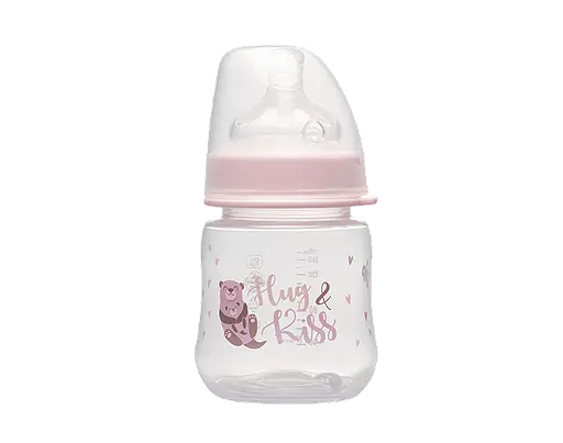 Пляшка 150 мл. з широкою горловиною + соска з широкою шийкою (Система "Actiflex") (дівчинка) M - фото 1