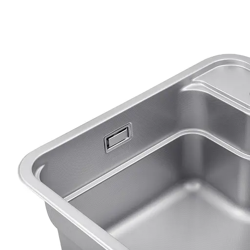 Кухонна мийка Kroner KRP Dekor - SET7848 (1.0 мм) CV033567, Нержавіюча сталь - фото 7