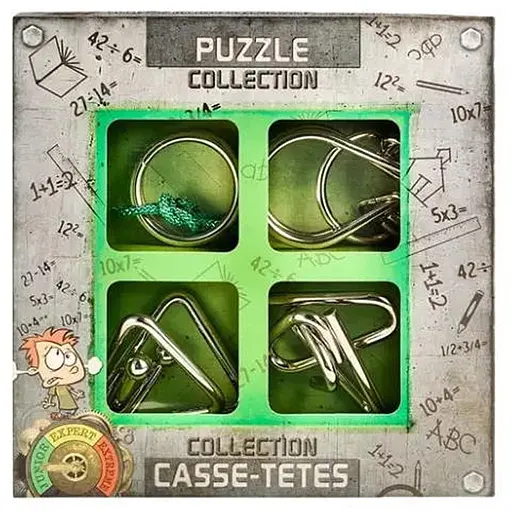 Набір головоломок Puzzles Collection Металева колекція для дітей (JUNIOR Metal Puzzles Collection) (473361) - фото 1